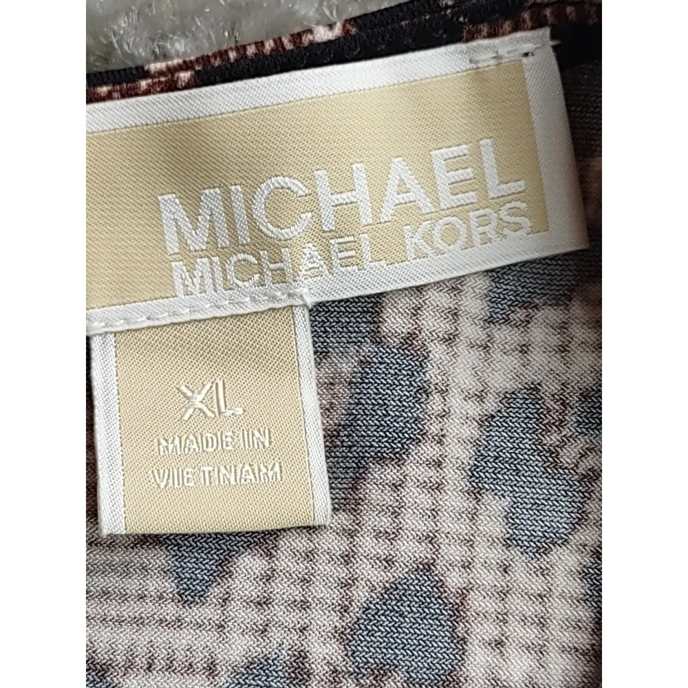Michael Kors Animal Print  3/4‎ Sleeves Dress Size XL